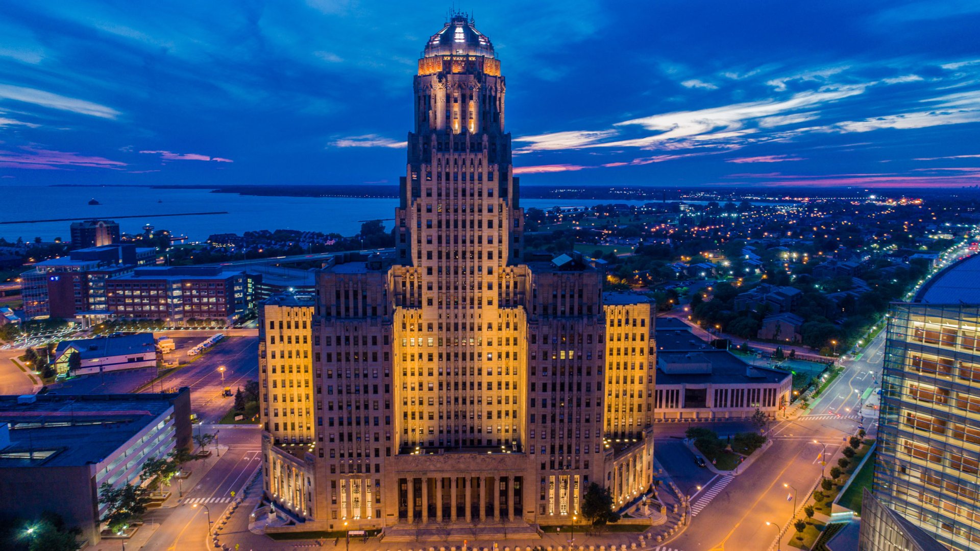 Buffalo City Hall - Exterior Lighting