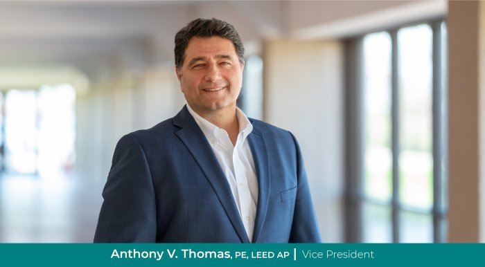 Anthony V. Thomas, PE, LEED AP Promoted to Vice President
