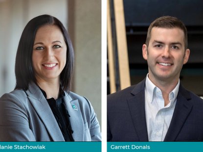 M/E Engineering is pleased to announce our newest Partners, Melanie Stachowiak, P.E., LEED AP BD+C, CMVP and Garrett Donals, P.E.
